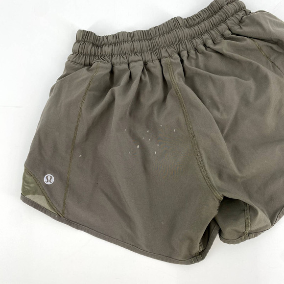 lululemon athletica Pants - lululemon green hotty hot shorts